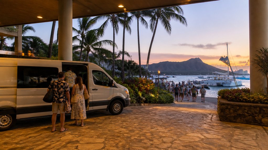beachside boarding at waikiki beaches