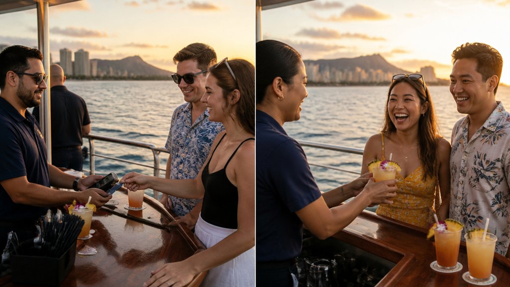 cash bar versus included drinks