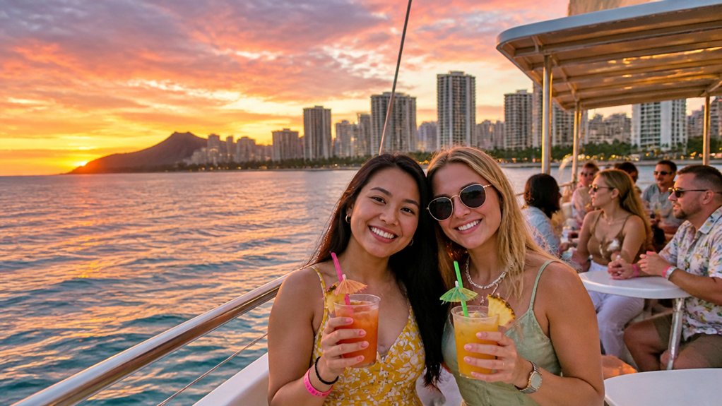 early evening waikiki sunset cruise