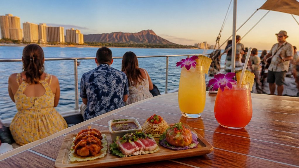 food included on waikiki cruise