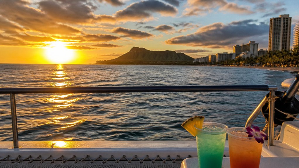golden hour waikiki sunset cruise