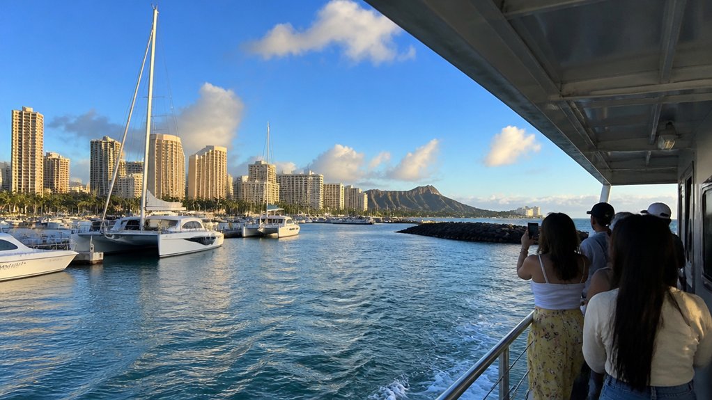 harbor skyline yields oceanviews