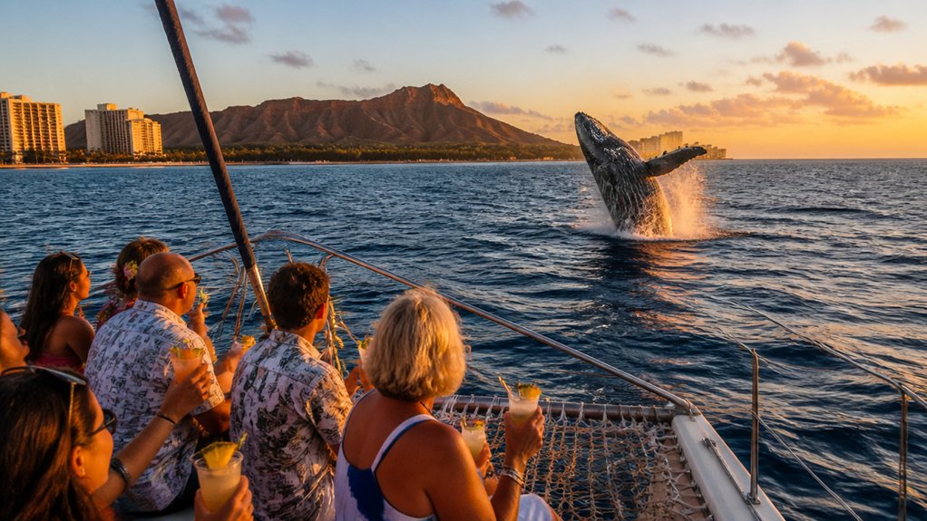 occasional humpback sightings during season