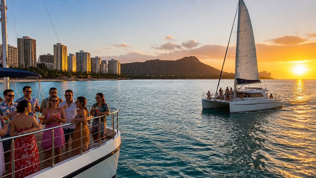 party boat vs scenic catamaran