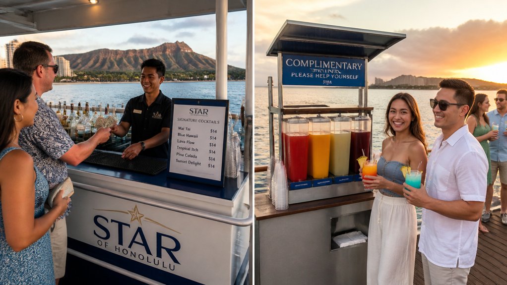 pay per drink versus included