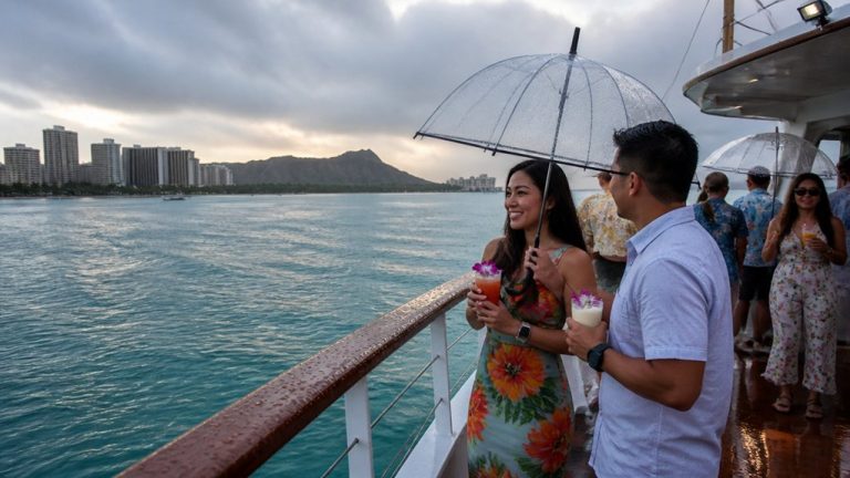 rain soaked waikiki cocktail cruise