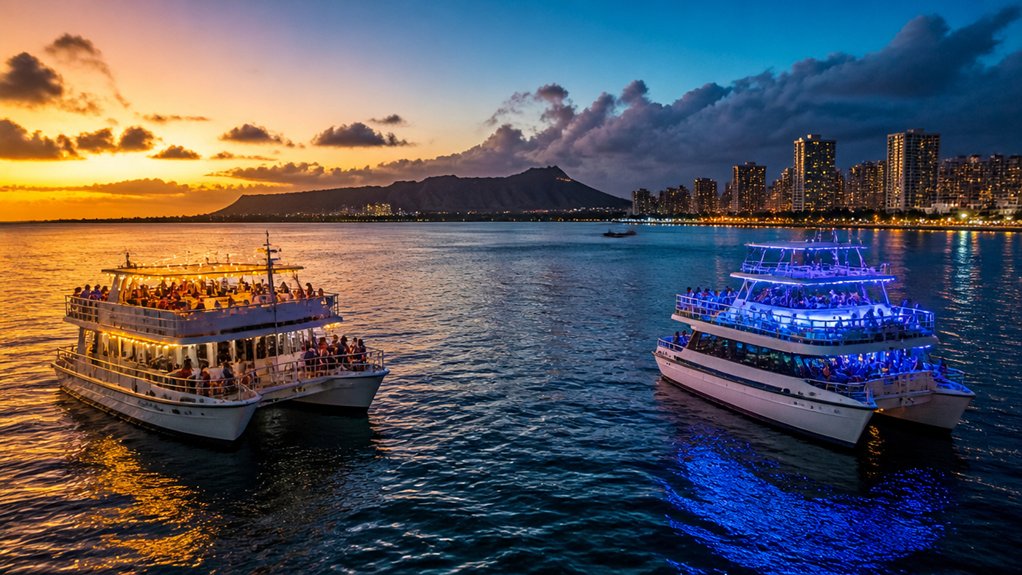 sunset cruises varied pricing