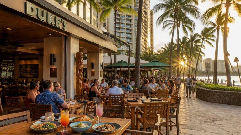 top waikiki pre cruise dining