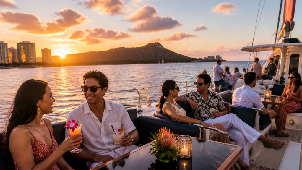 waikiki adult sunset party sails