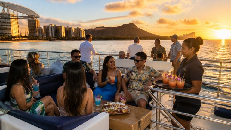 waikiki cocktail cruise inclusions