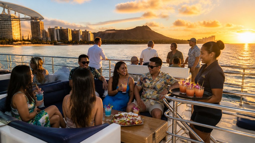 waikiki cocktail cruise inclusions