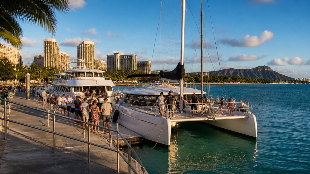 waikiki harbor evening departures