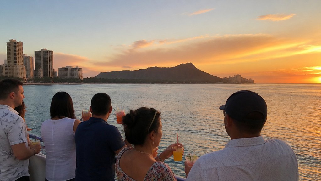 waikiki sunset cocktail cruise